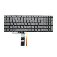 Клавиатура для ноутбука Lenovo IdeaPad 320-15, 520-15, серая, с подсветкой, RU (MZ2)