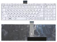 Клавиатура для ноутбука Toshiba Satellite C850, C870, белая, RU