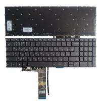 Клавиатура для ноутбука Lenovo IdeaPad 5-15, серая, с подсветкой, RU (MZ3)