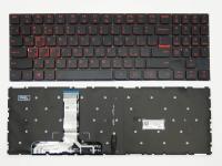 Клавиатура для ноутбука Lenovo Legion Y520, чёрная, с красной подсветкой, RU (MZ2)