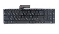 Клавиатура для ноутбука Dell Inspiron N7110, чёрная, маленький Enter, с рамкой, RU (MZ)