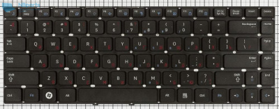 Клавиатура для ноутбука Samsung Q430, QX410, чёрная, RU