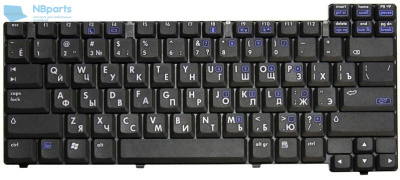 Клавиатура для ноутбука HP Compaq nx7400, чёрная, RU