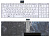 Клавиатура для ноутбука Toshiba Satellite C850, C870, белая, RU