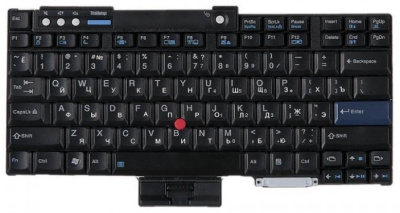 Клавиатура для ноутбука Lenovo ThinkPad T400, чёрная, RU
