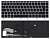 Клавиатура для ноутбука HP EliteBook 840 G5, чёрная, с подсветкой, с серебряной рамкой, RU