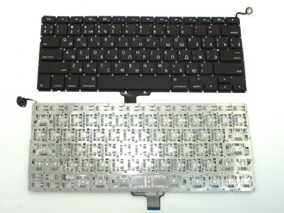 Клавиатура для ноутбука Apple Macbook 13" A1278 Black, RU Б/У