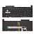 Клавиатура для ноутбука ASUS TUF Gaming FX506 FA506 чёрная, с RGB-подсветкой, RU (MZ2)