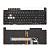 Клавиатура для ноутбука ASUS TUF Gaming FX506 FA506 чёрная, с подсветкой, RU